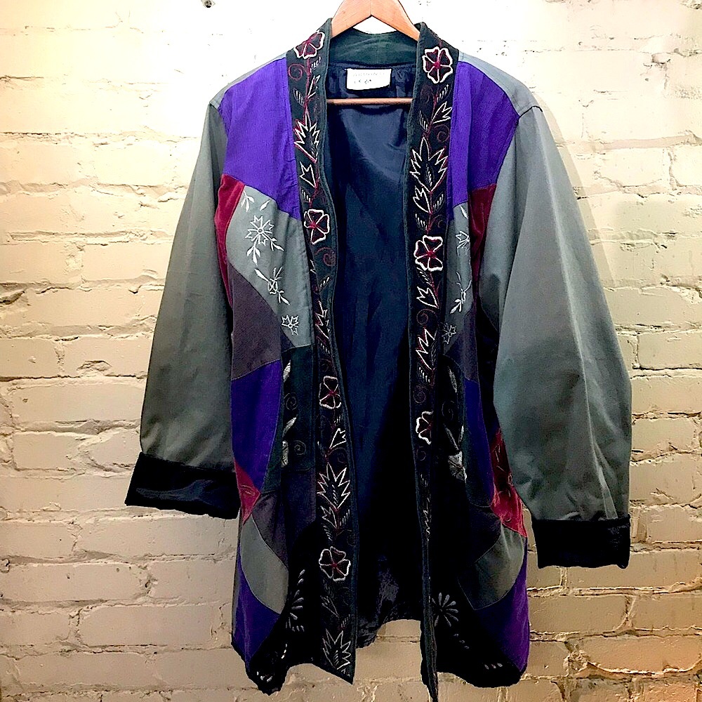 XL Embroidered Patchwork Jacket - Picture 8 of 8
